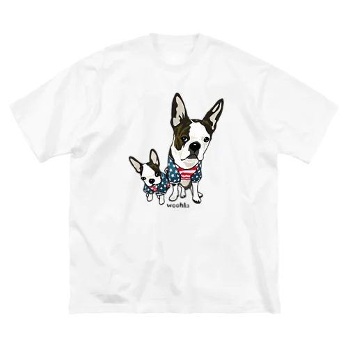 アメリカンなボストンテリア Big T-Shirt