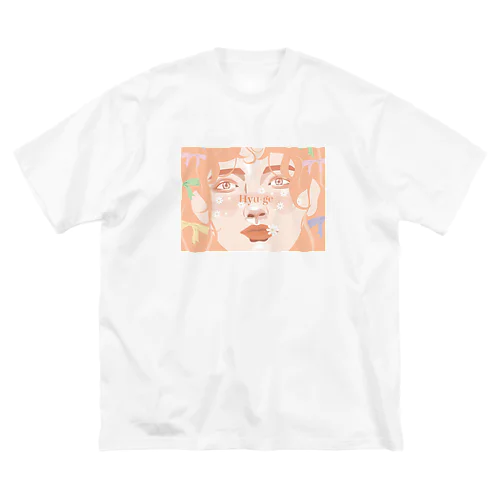 hyu-ge ビッグシルエットTシャツ