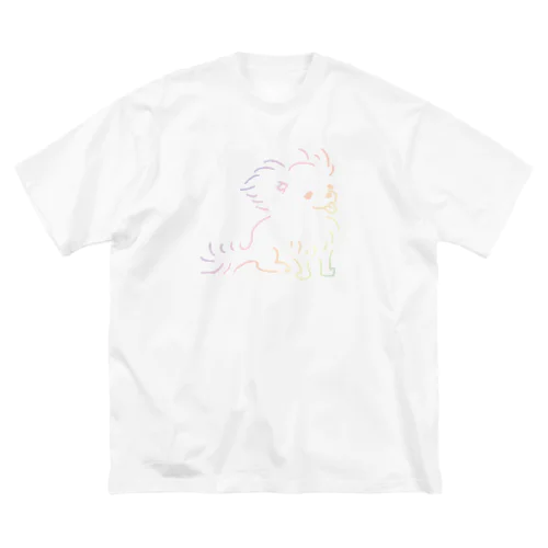 さわやか犬 ビッグシルエットTシャツ