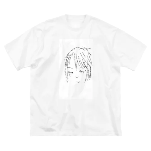 素描    girl Big T-Shirt