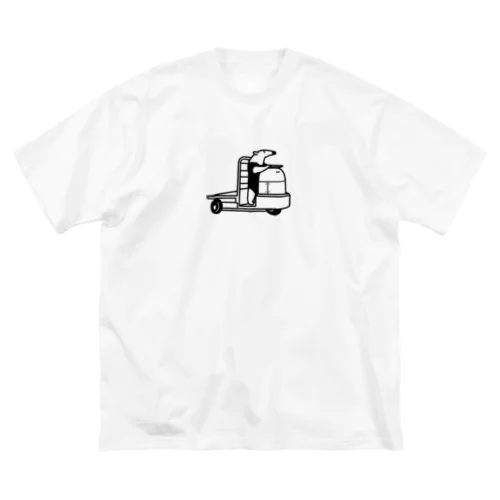 魚市場アリクイ ビッグシルエットTシャツ