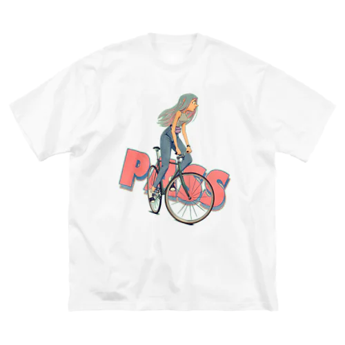 "PASS" ビッグシルエットTシャツ