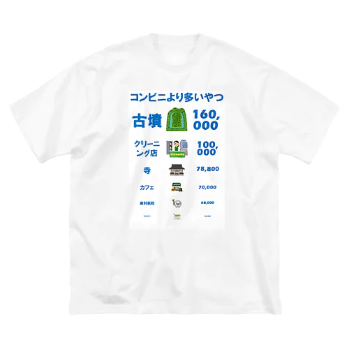 【○○なやつ】コンビニより多いやつ ビッグシルエットTシャツ