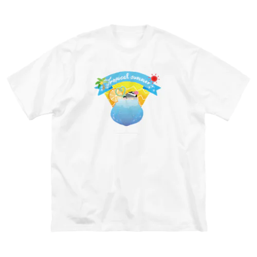 とろぴかばぶぺんさまー ビッグシルエットTシャツ