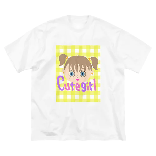 キュートガールチェックver ビッグシルエットTシャツ