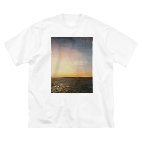 どっかの海 ビッグシルエットTシャツ