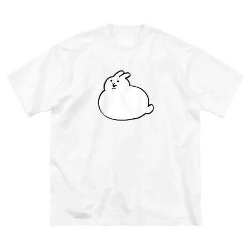 ニヒルなウサチャン ビッグシルエットTシャツ