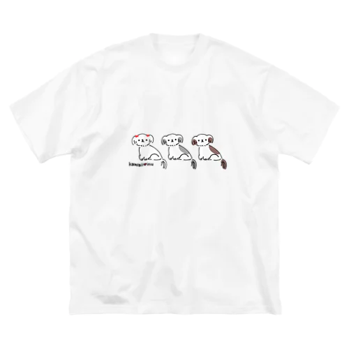 kawaii♥inu ビッグシルエットTシャツ