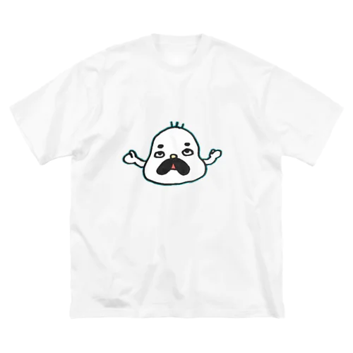 はて？なんのことやら ビッグシルエットTシャツ