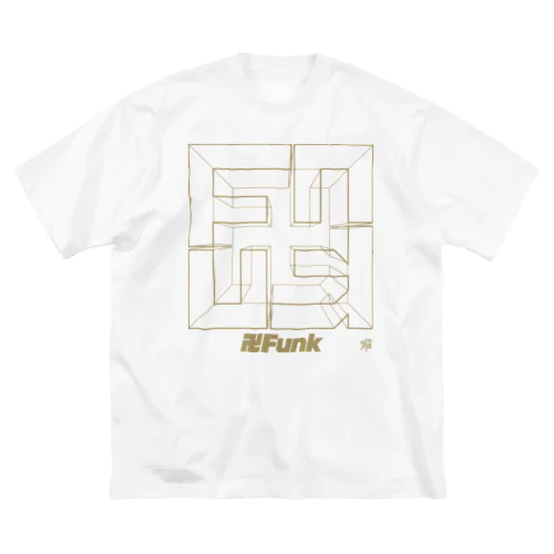 卍FUNK LINE 1 GD ビッグシルエットTシャツ