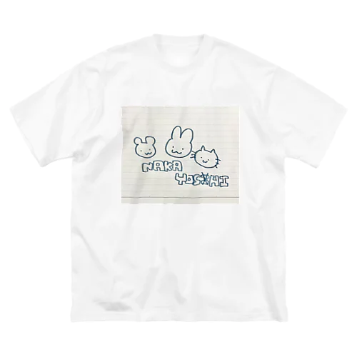 いつだったかのルーズリーフのきれはし ビッグシルエットTシャツ