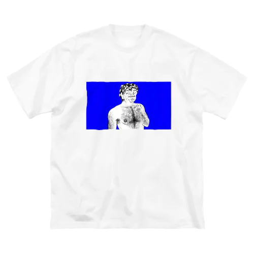 モブおじＴシャツ「藻武雄三」 Big T-Shirt