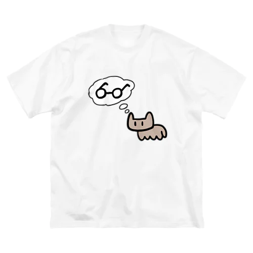 ねこめがね 単体 Big T-Shirt