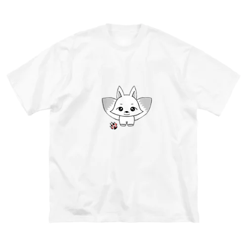 白狐のしこちゃん ビッグシルエットTシャツ