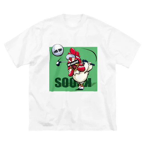 ノーコントロール/鶏ゴルフ ビッグシルエットTシャツ