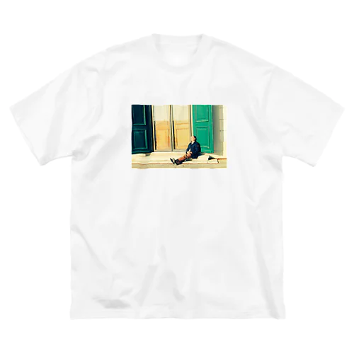 チェコの居眠りおじさん ビッグシルエットTシャツ