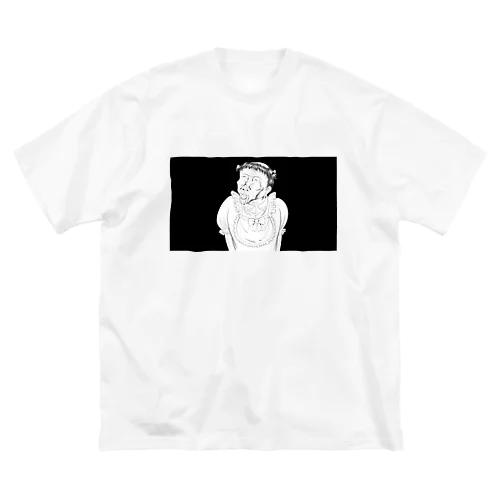 モブおじＴシャツ「川津行男」 Big T-Shirt