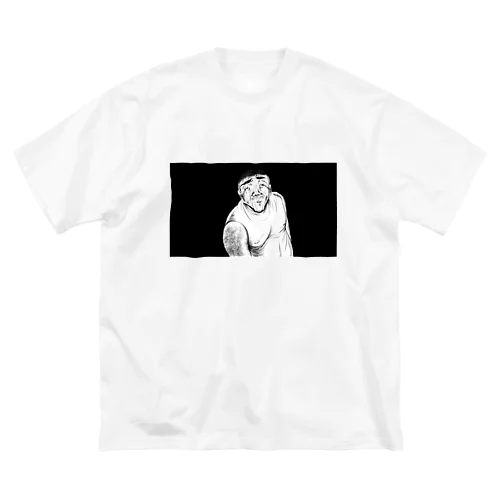 モブおじＴシャツ「藻武雄三」 Big T-Shirt