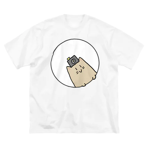 【特殊】見てるねこ ビッグシルエットTシャツ