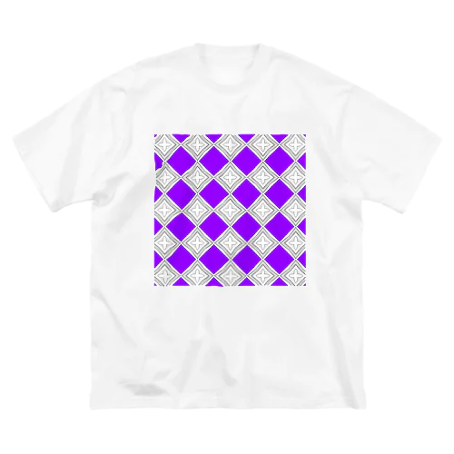紫甲羅 ビッグシルエットTシャツ