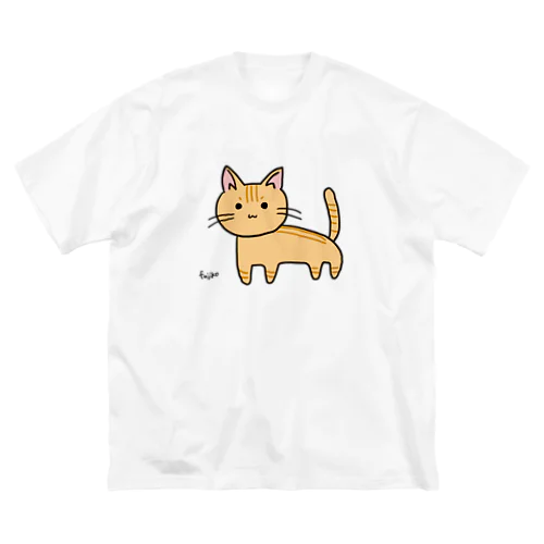 茶トラねこちゃん ビッグシルエットTシャツ