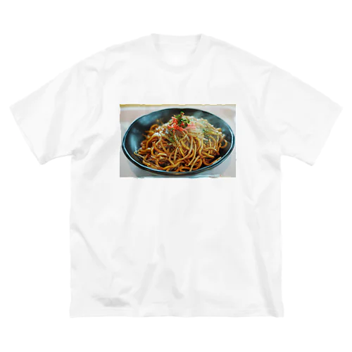 焼きそば ビッグシルエットTシャツ