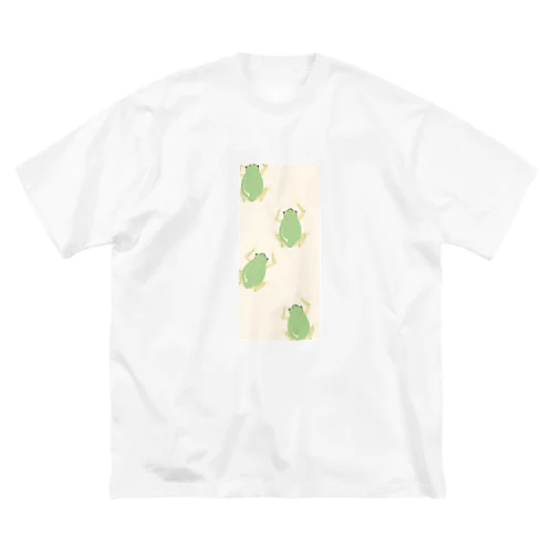 ぺとぺとカエル ビッグシルエットTシャツ