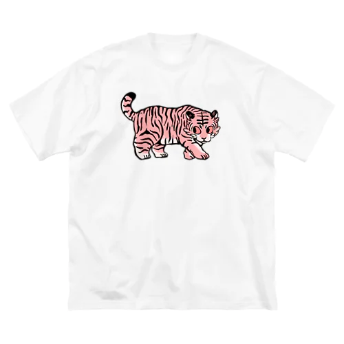 ピンクのトラ Big T-Shirt