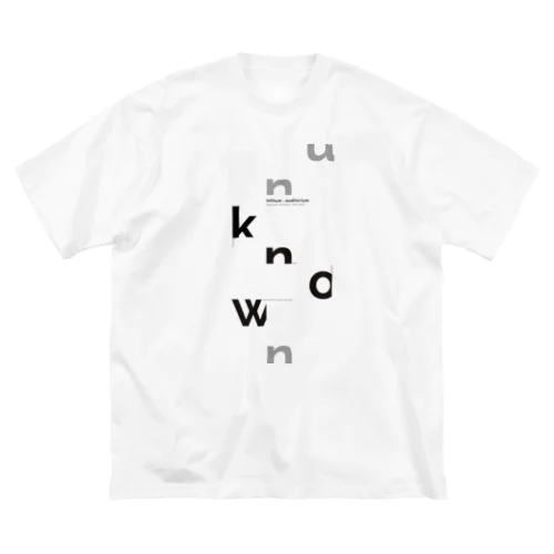 initium ; auditorium フライヤーデザイン ビッグシルエットTシャツ