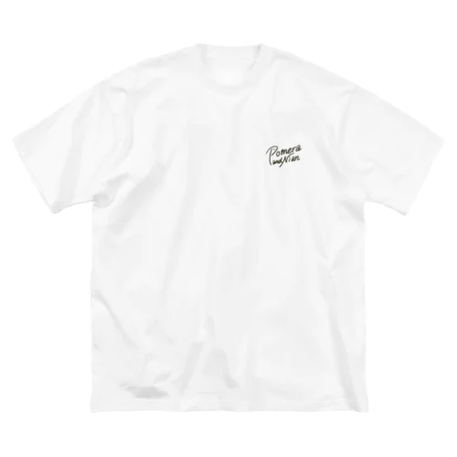 POMERA_NIAN_LOGO ビッグシルエットTシャツ