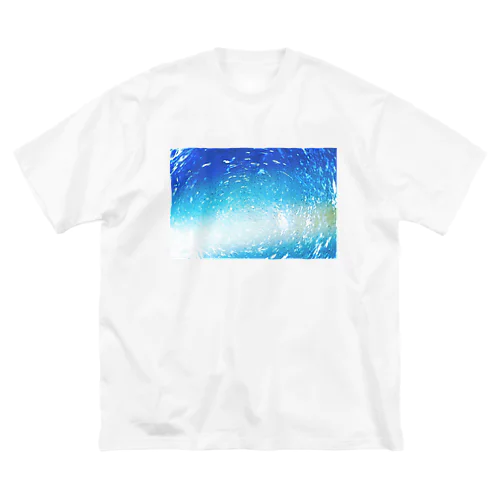 Let the mind flow like water ビッグシルエットTシャツ