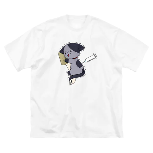 注射怖い(文字なし) 루즈핏 티셔츠