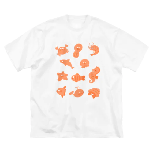 うみのいきもの ビッグシルエットTシャツ