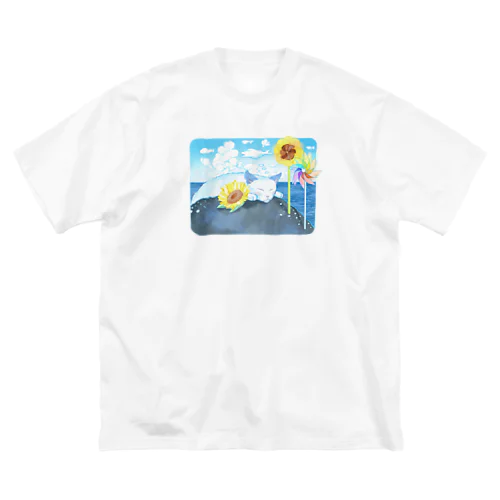 夢見る海の猫ちゃん Big T-Shirt