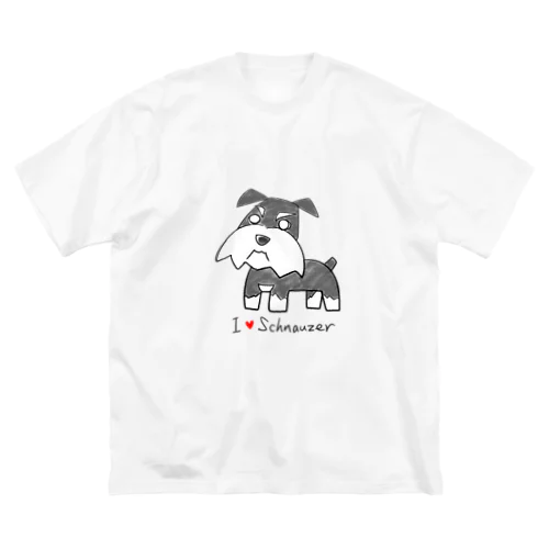 I love Schnauzer ビッグシルエットTシャツ