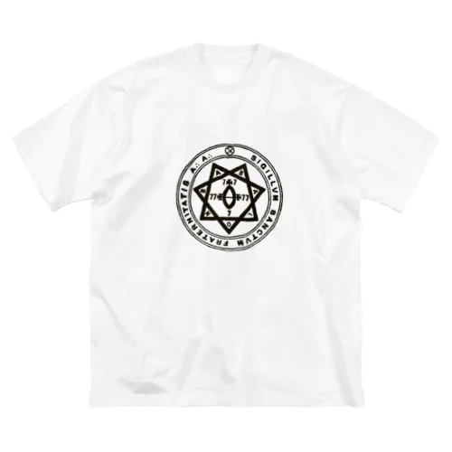 銀の星　魔術結社シンボル ビッグシルエットTシャツ
