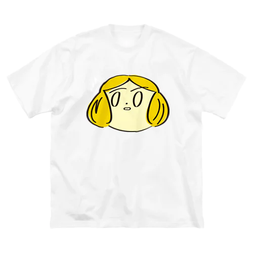 シリアスガール(濃色生地用) Big T-Shirt
