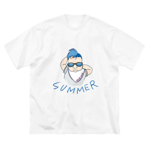 夏のチャラいmilk loveベビー Big T-Shirt