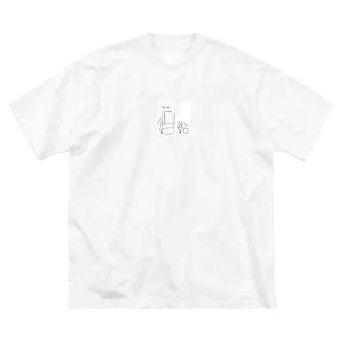 冷蔵子大小だよ Big T-Shirt