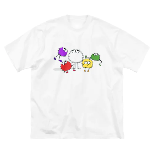 色の変わる愉快な仲間たち。 ビッグシルエットTシャツ