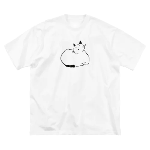 ぼんやりしめじ ビッグシルエットTシャツ