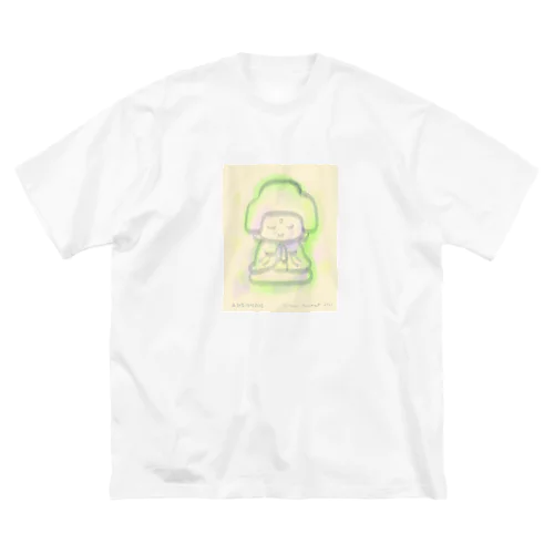 ゆる仏画「アフロ仏」 ビッグシルエットTシャツ