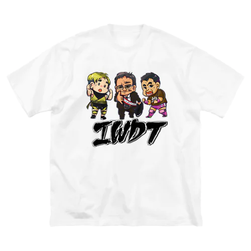 IWDTイラスト ビッグシルエットTシャツ