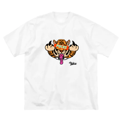 PUCKS Tiger ビッグシルエットTシャツ