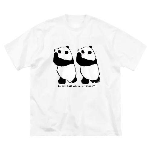 パンダのしっぽ ビッグシルエットTシャツ