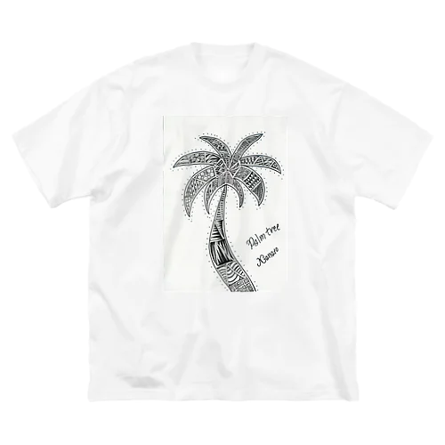 Palm Tree ビッグシルエットTシャツ