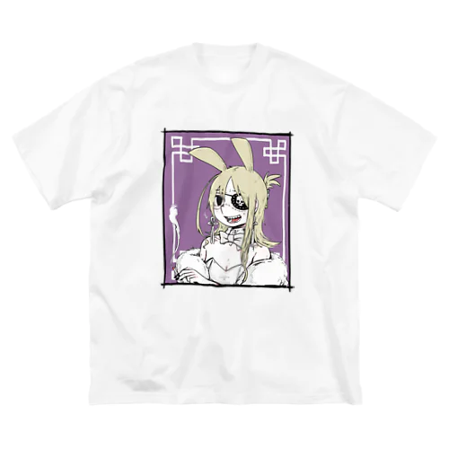 しろうさぎ ビッグシルエットTシャツ