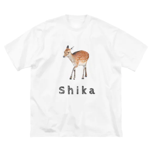 シカのおさんぽ ビッグシルエットTシャツ