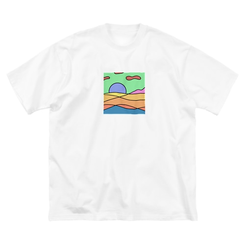 背景 Big T-Shirt