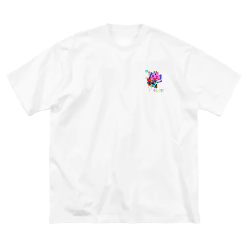 "キュンです♡"ゆるかわ宇宙人 ビッグシルエットTシャツ